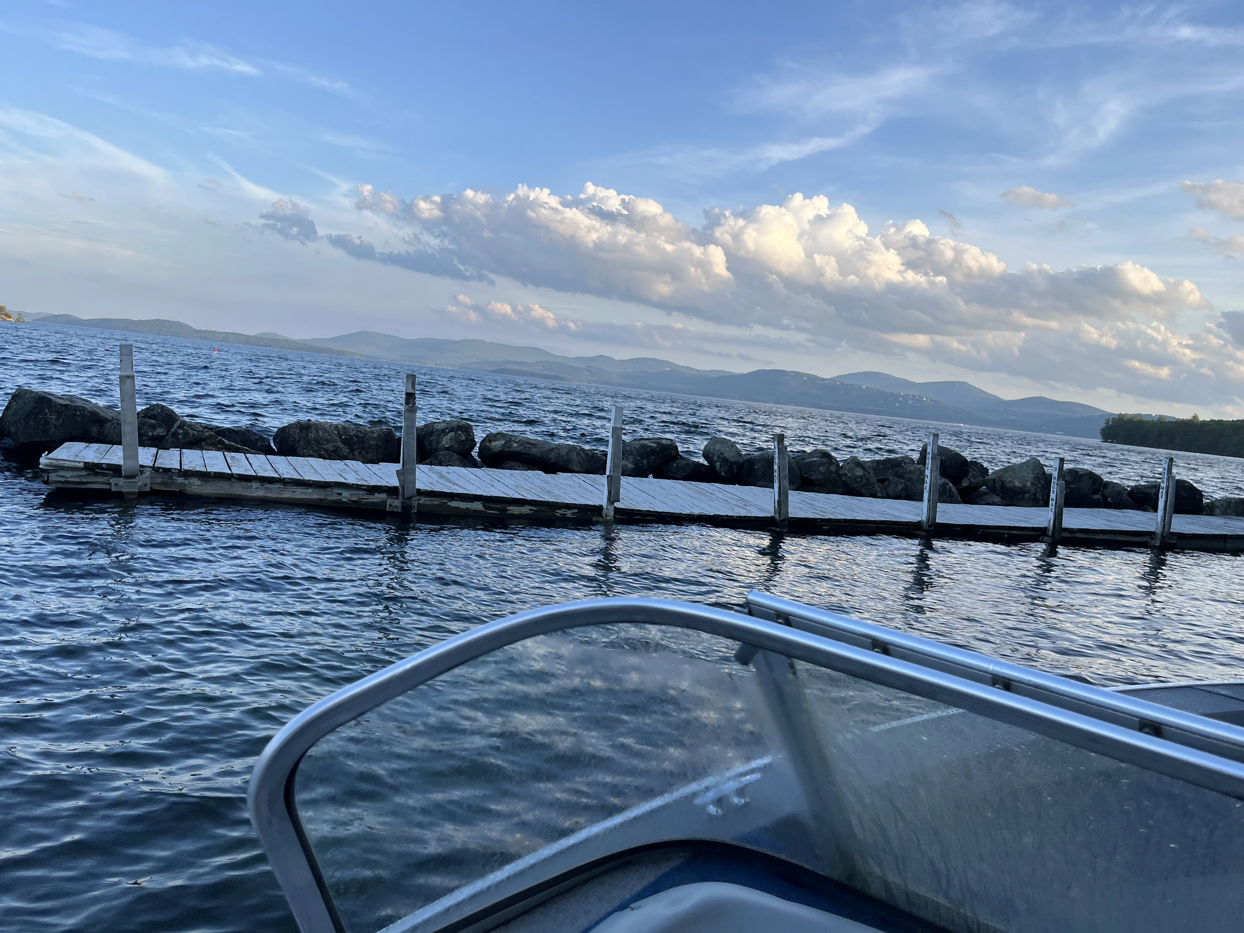 On the lake for a change